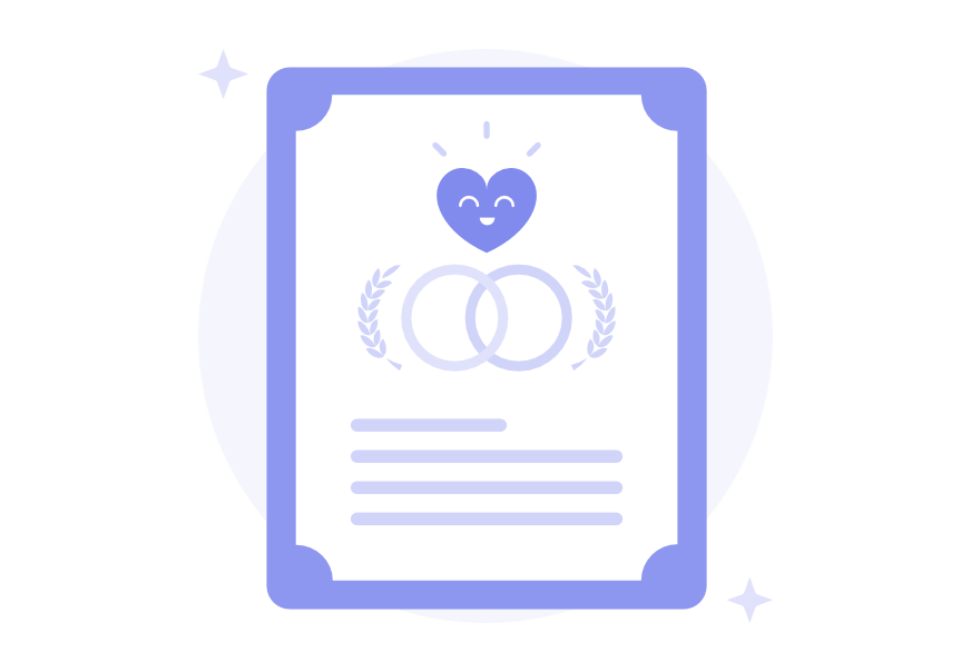 Marriage certificates
